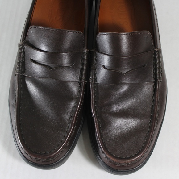Tod's Driving Moccasins Penny Loafers Italy G358 - Picture 3 of 8